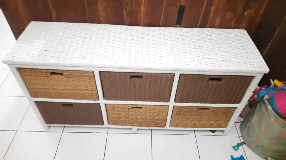 Rak laci kayu 120x30