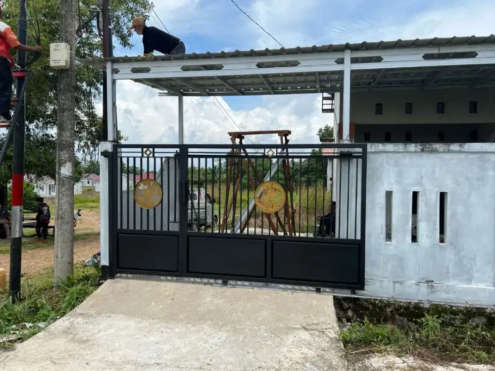 Pagar besi minimalis wajik