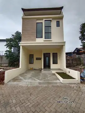 Rumah 2 LT Full Bata Merah 10 Menit ke Tol Cibubur Bonus AC DP Ringan