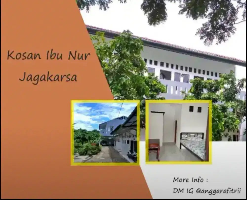 BISMILLAH DISEWAKAN KOS KOSAN INDEKOS STRATEGIS JAKSEL JAGAKARSA