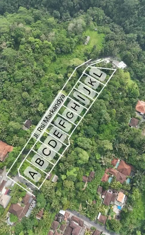 Tanah Kapling di Central Ubud, Gianyar. Bali