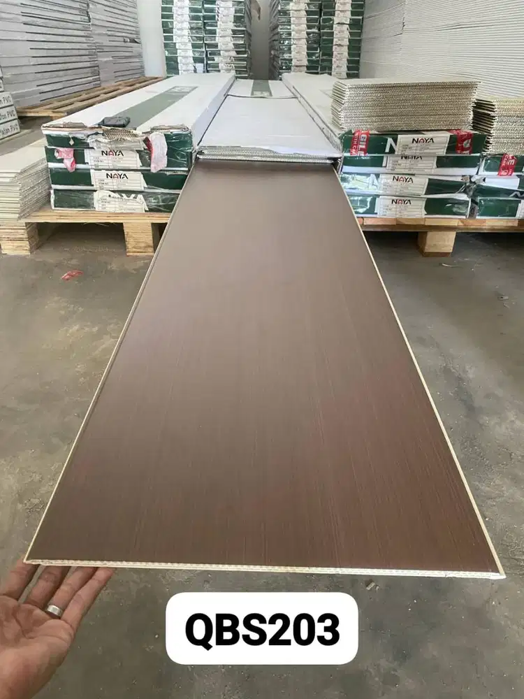 WALLBOARD PVC FLAT DINDING INDOOR WALLPANEL DINDING WALLBOARD 40 X 290