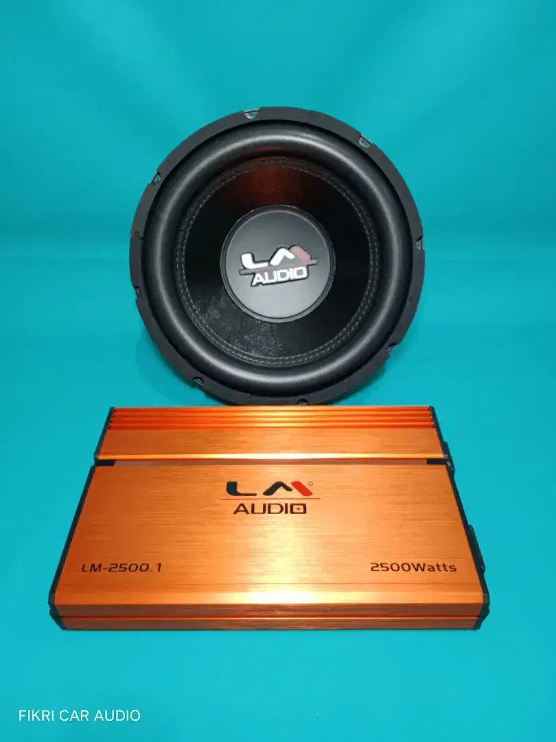 Ples Pasang Paket LM Monoblok LM 2500.1 & Subwoofer LM AUDIO 12DD-MKII