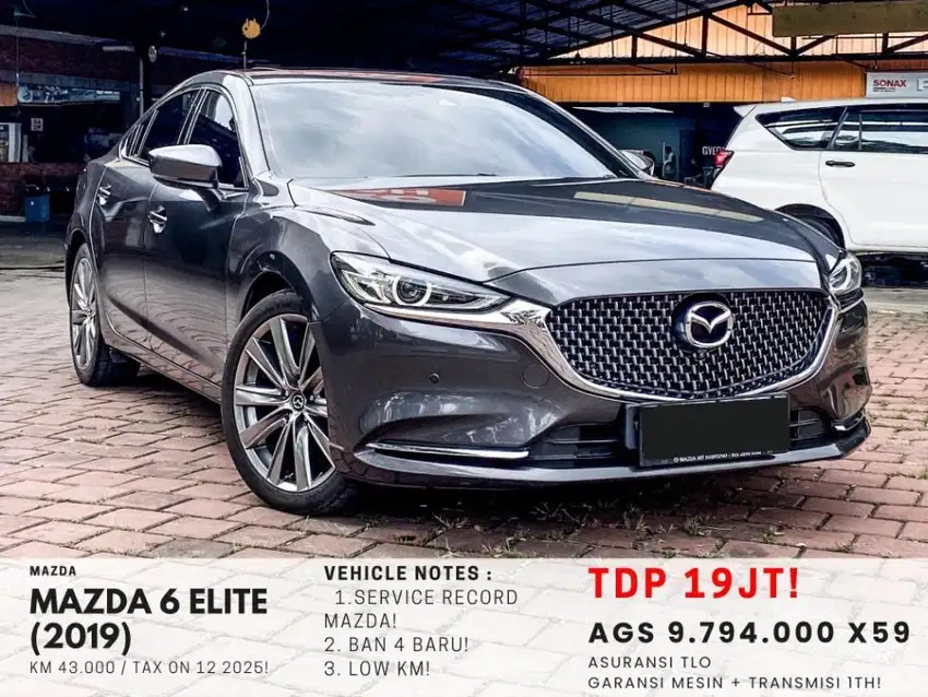 (TDP 19jt!) MAZDA 6 ELITE 2019, MAZDA 6 SEDAN 2020, MAZDA 6 2021