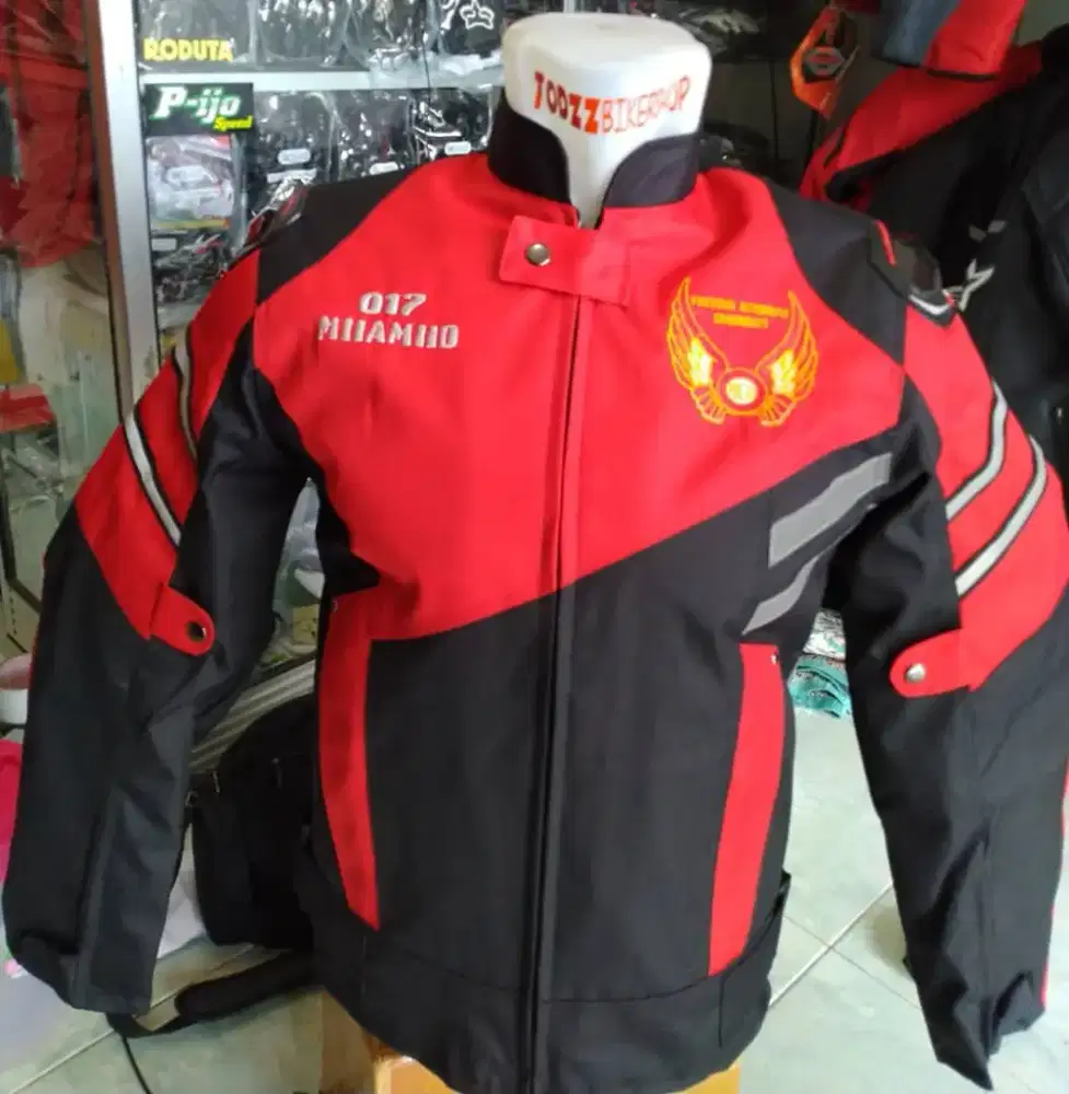 Konveksi jaket motor touring club dan komunitas full protektor