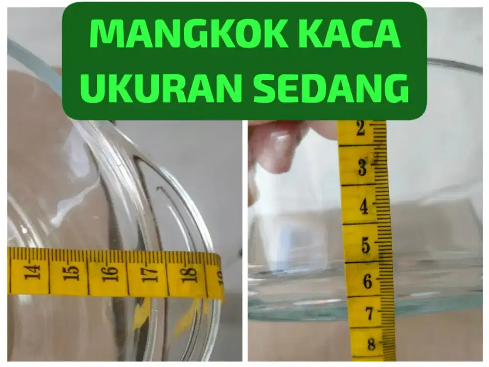 Mangkok Kaca Ukuran Sedang BARANG BARU