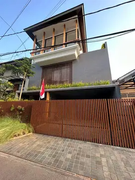 Rumah Mewah Baru 4 Lantai Japanese Style di Pondok Indah