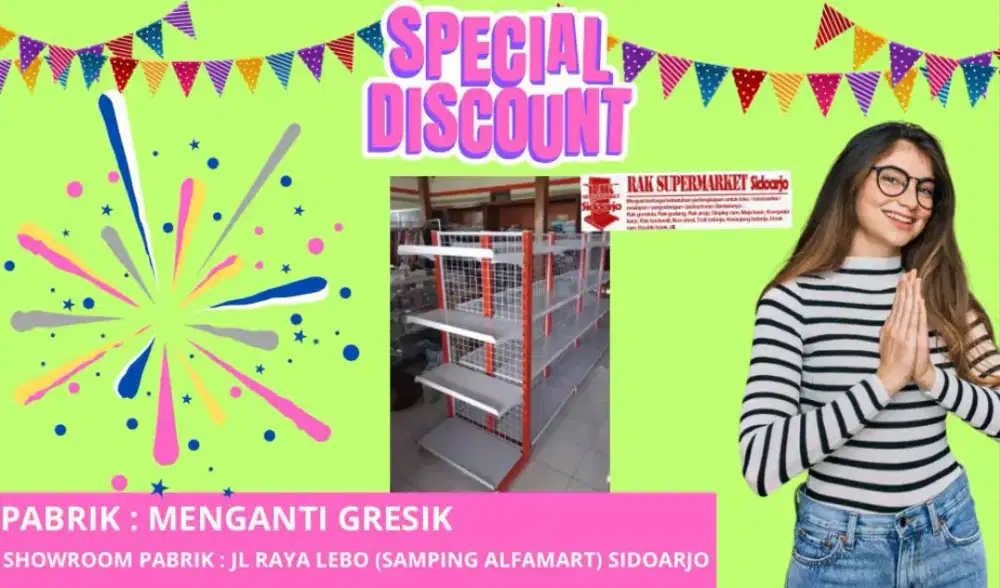 Rak minimarket Gondola