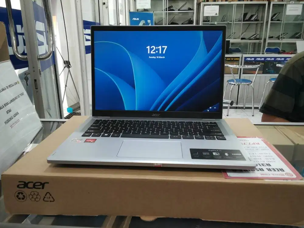 Laptop Baru Acer Aspire 3 A314-42P AMD Ryzen 7 Gen 5 RAM 8 GB SSD 512G