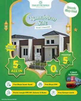 KPR Tanpa BI Checking 100% pasti ACC Dekat Podomoro Tenjo at TenjoCity