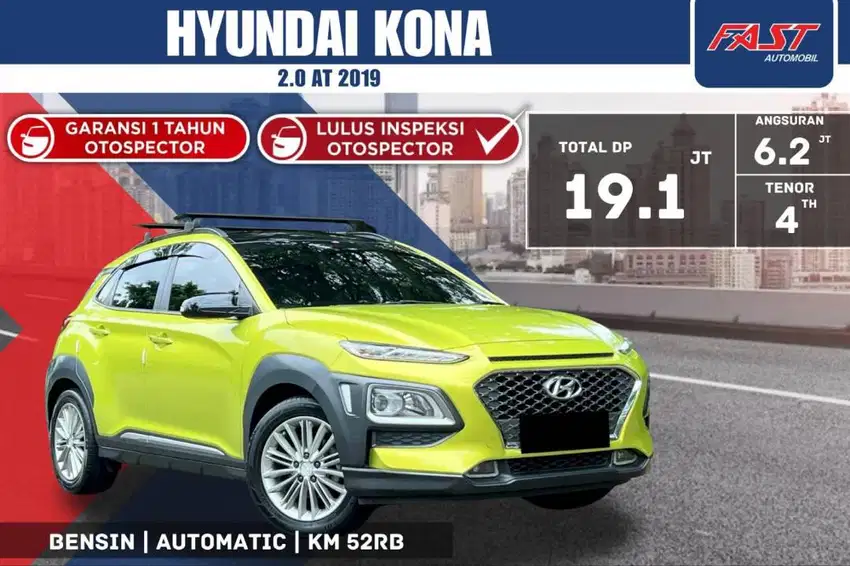 HYUNDAI KONA 2019 2.0 AT BENSIN LOW KM.52RB & PAJAK PANJANG #F2ST