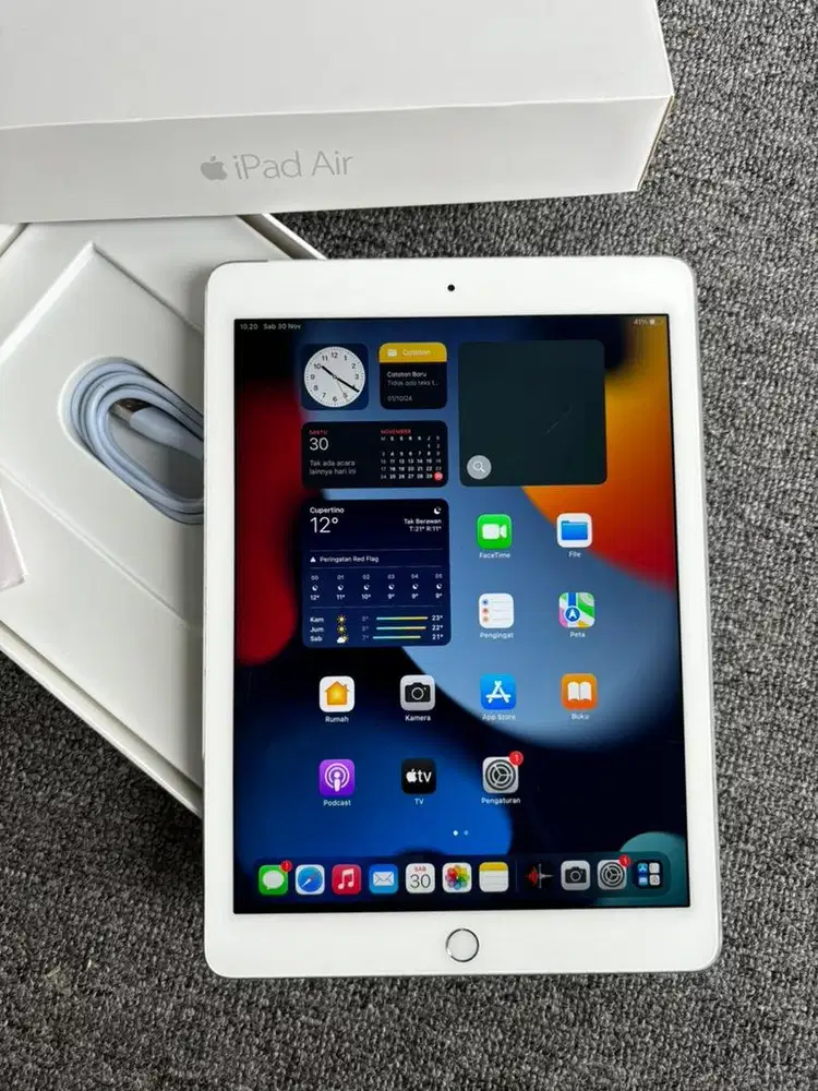 Ipad Air 2 WiFi 128gb untuk game SEMUA NORMAL Fullset Jual Murah Bjm