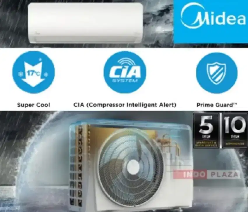 AC 1/2 PK NEW R32 LOW WATT MIDEA FOREST MSFC-05CRN2X