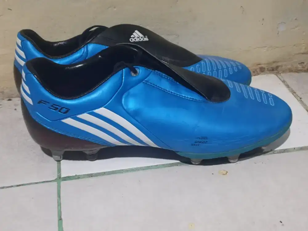 Sepatu bola Adidas F50i Tunit SG blue Original