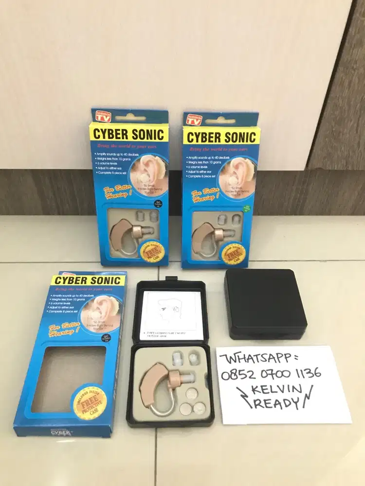 Alat Bantu Dengar Cyber Sonic Pembantu Pendengaran Cybersonic Hearing