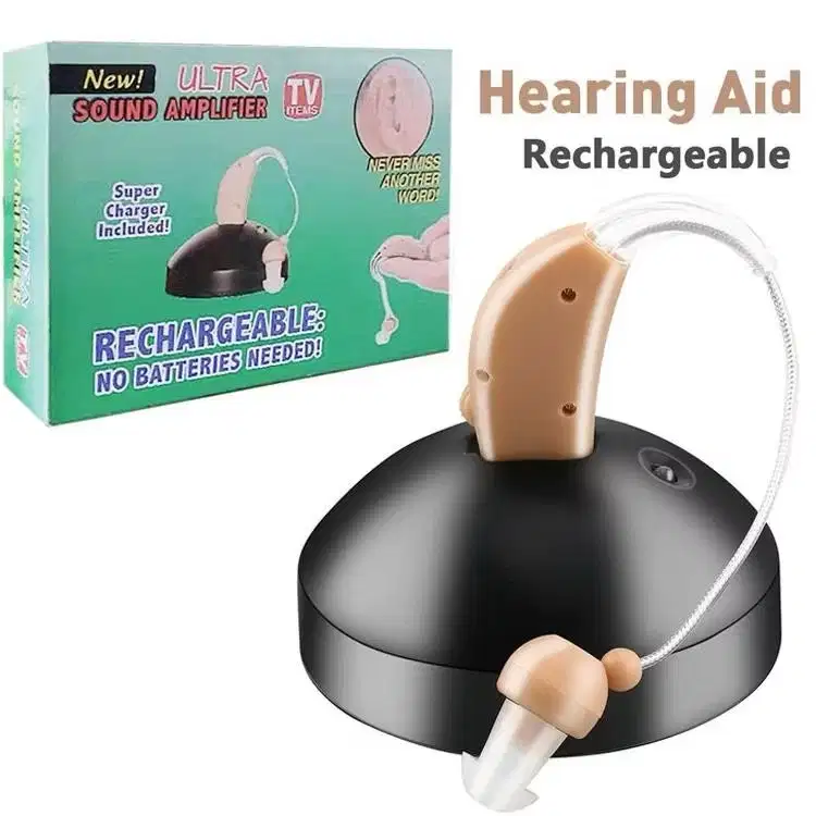 Alat Bantu Dengar Cas USB Rechargeable Ultra Sound Amplifier Charge