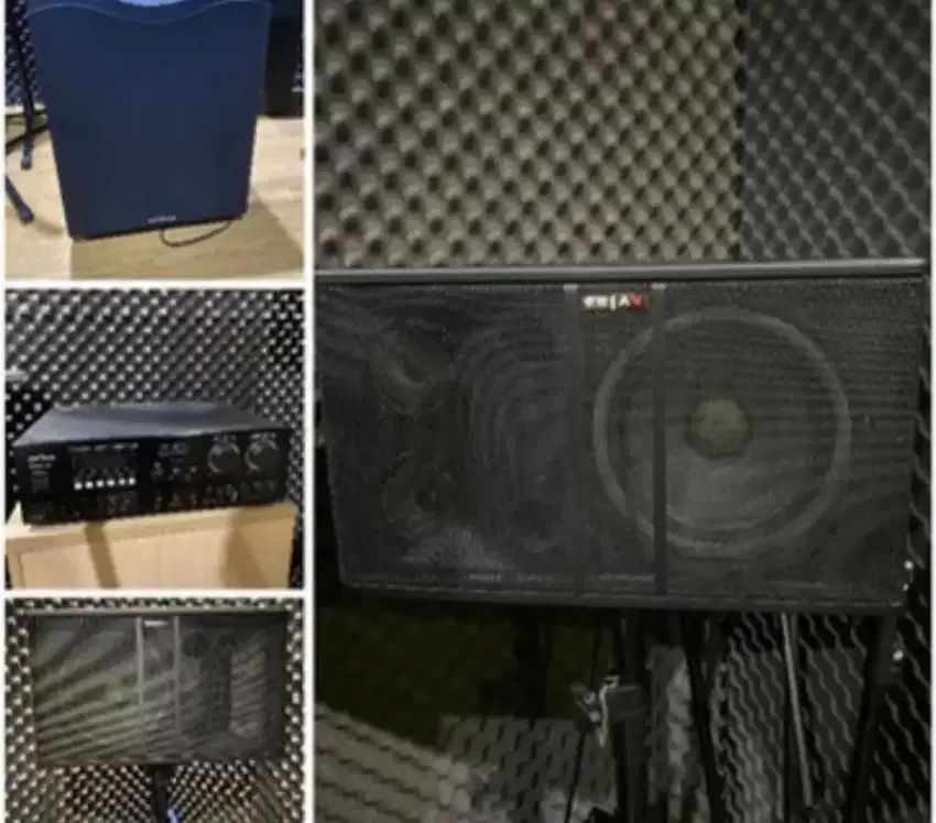 Speaker subwoofer amplifier merk avino