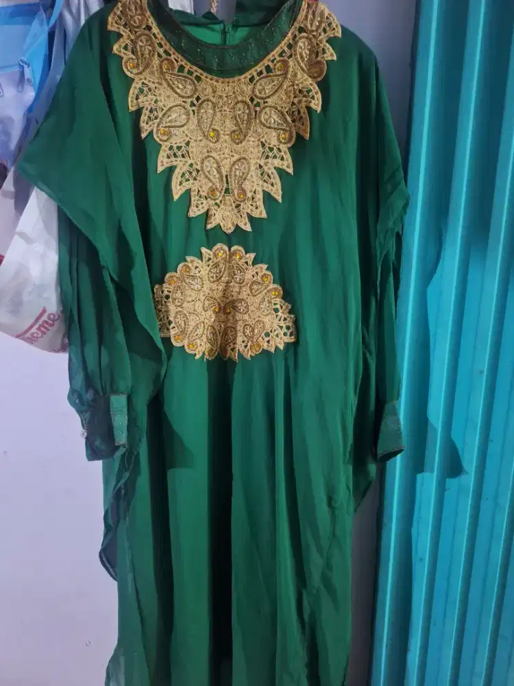 Gamis cantik hijau