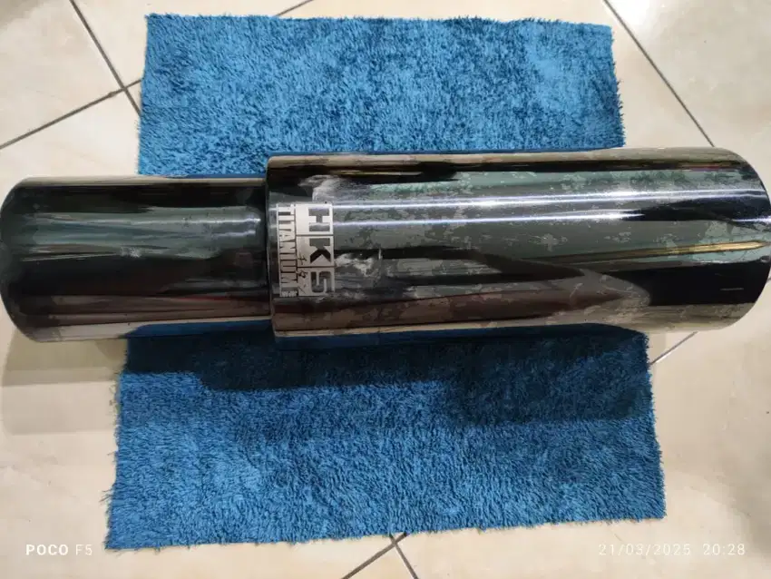 KNALPOT HKS TITANIUM JAZMA IMPORT MALAYSIA