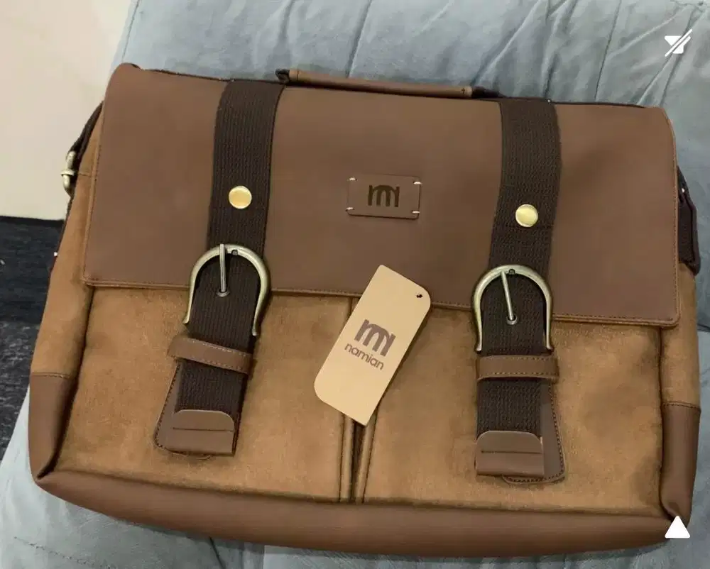 Tas Slempang Kanvas semi kuLit eLegant