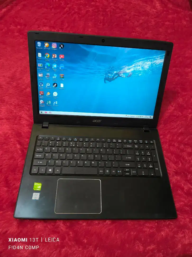 Di jual laptop acer gaming dan render,slim,super kencang,core i7 gen 7
