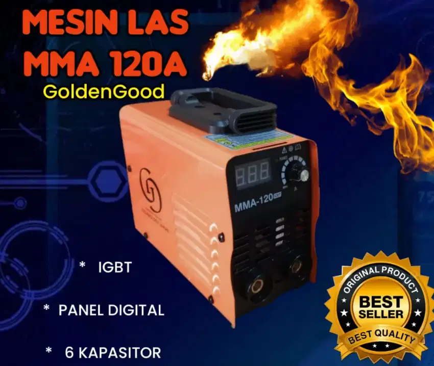 Mesin Las Trafo Inverter 900watt 120watt Golden Good Teknologi Japan