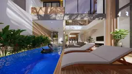 VILLA MODERN TROPIS FURNISHED DEKAT BANDARA DAN PANTAI KUTA