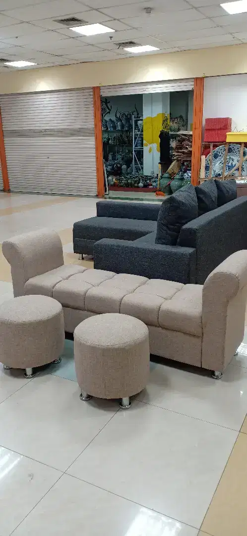 Sofa bench + 2 stool