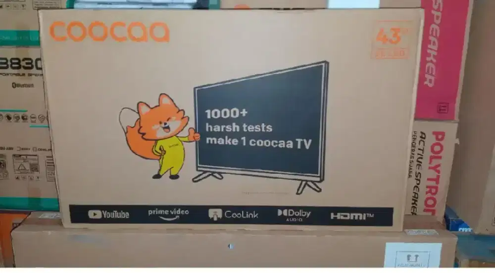 Smart TV Coocaa 43inch seri terbaru Plus
