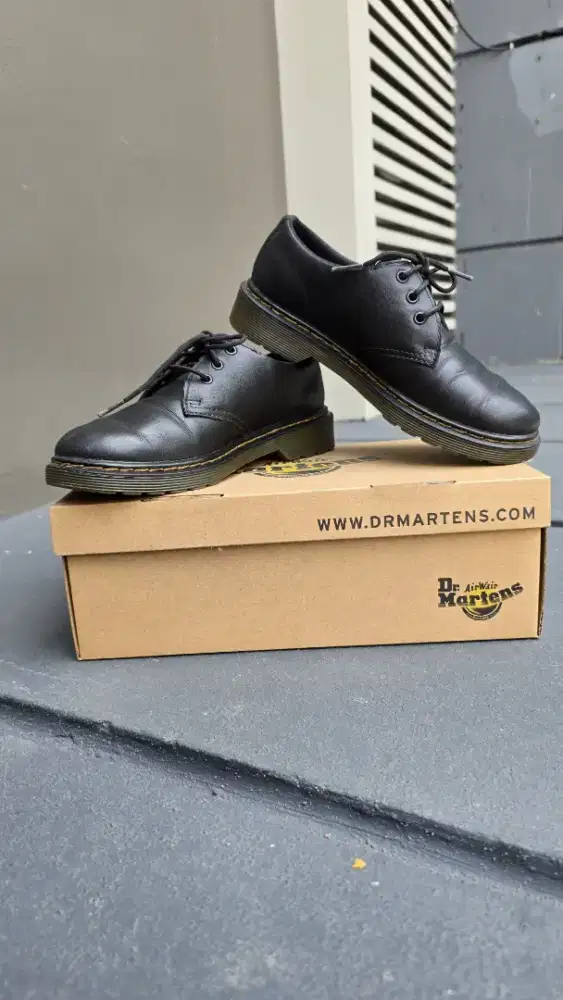 Sepatu Anak anak Dr martens, Docmart 1461 J Black