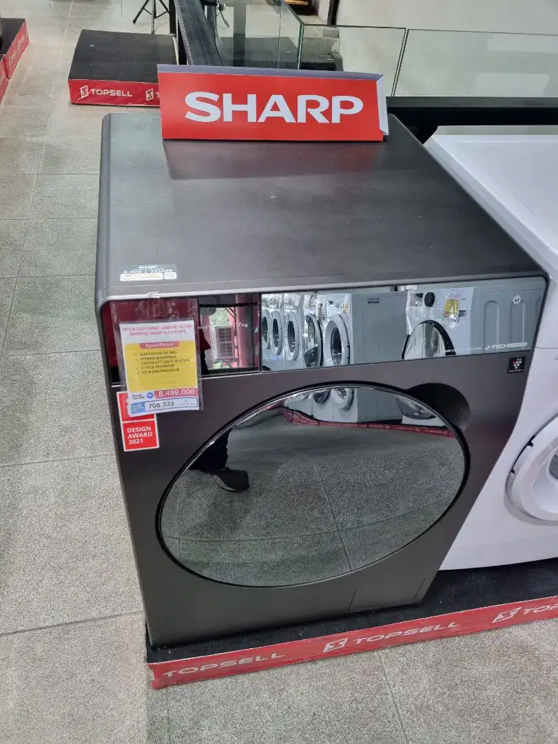 Kredit mesin cuci Front loading Sharp 10,5kg