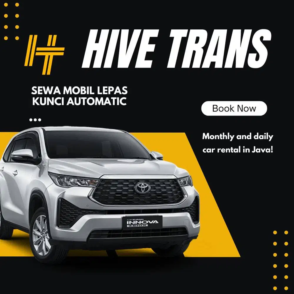 HIVE TRANS RENTAL SEWA MOBIL BULANAN LEPAS KUNCI SAT SET GAK RIBET