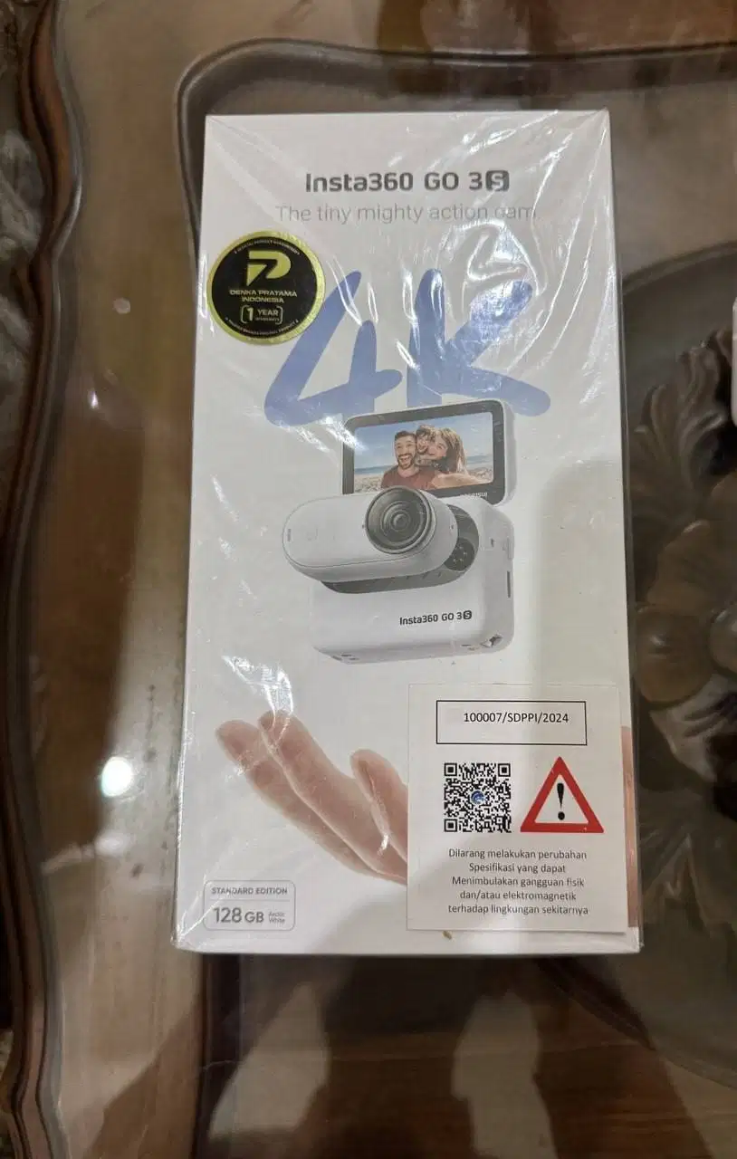 Insta360 Go 3S Action Cam 4K 128 GB White Garansi Resmi bonus tripod