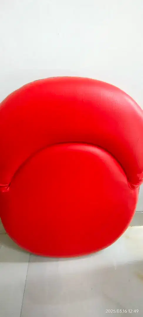 Kursi Lesehan Lipat warna Merah terang