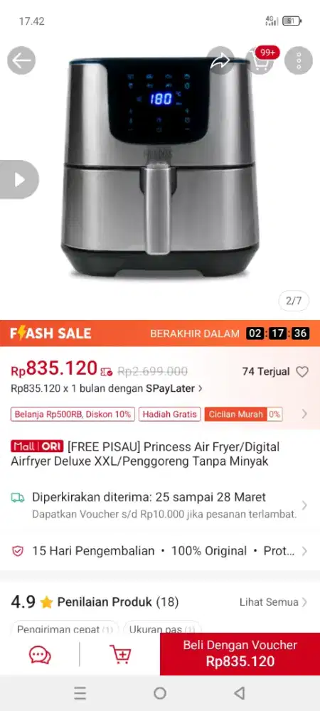 Airfryer ,Barang baru bukan barang bekas,