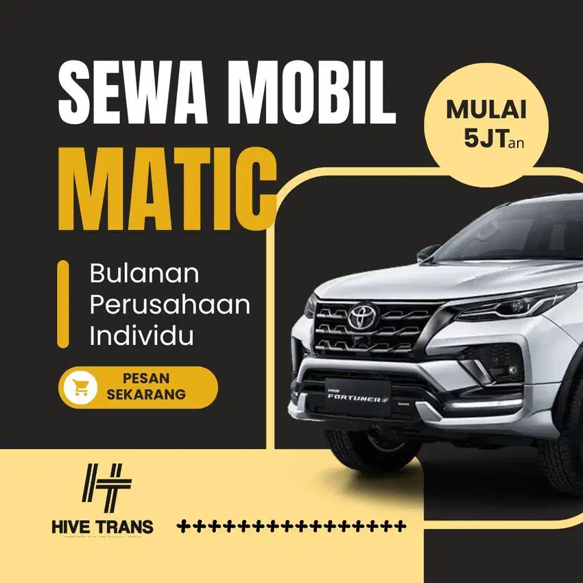RENTAL SEWA MOBIL LEPAS KUNCI BULANAN PREMIUM PROSES SAT SET MUDAH