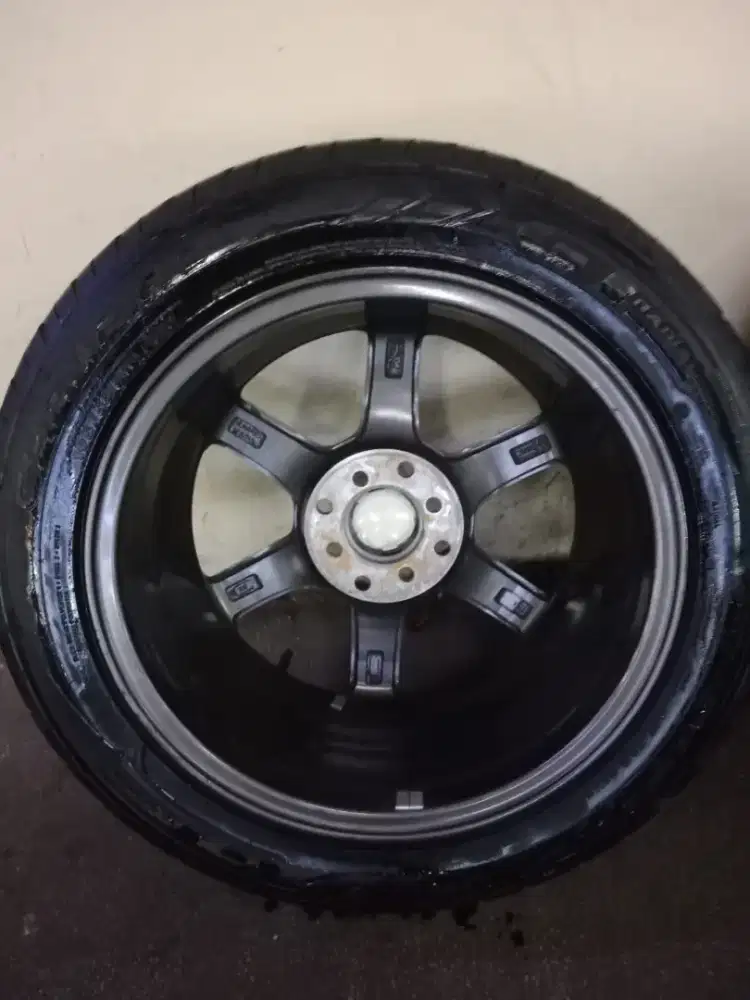 Jual Velg dan Ban TE 37 baru pakai 1bln velg mulus tanpa cacat ban