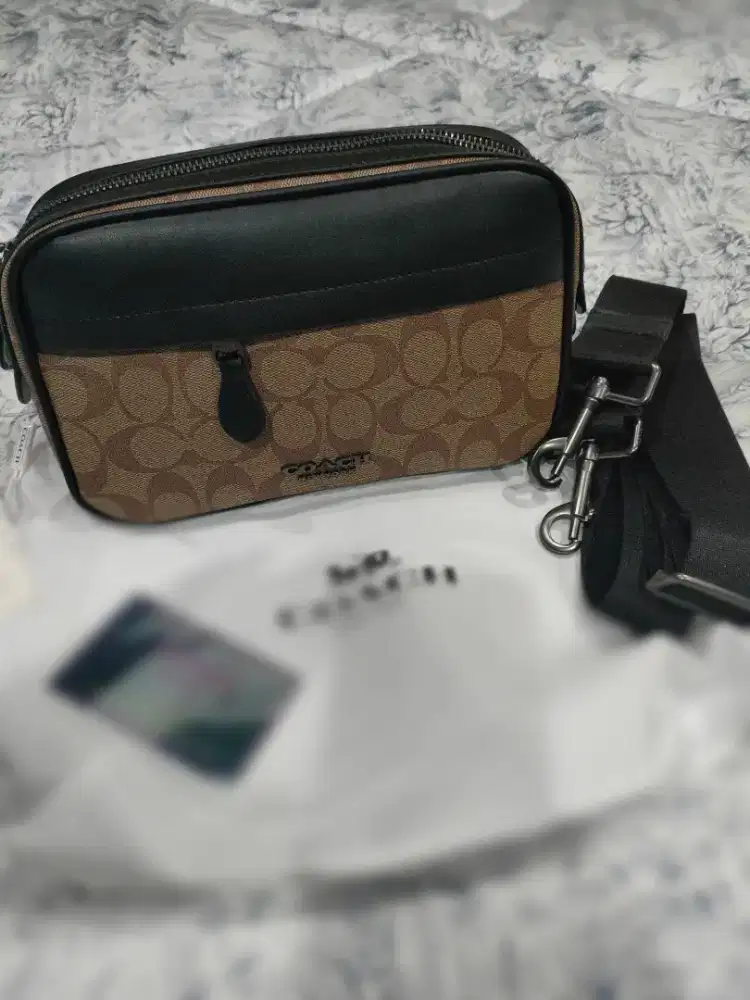 Tas sling Coc kulit asli import