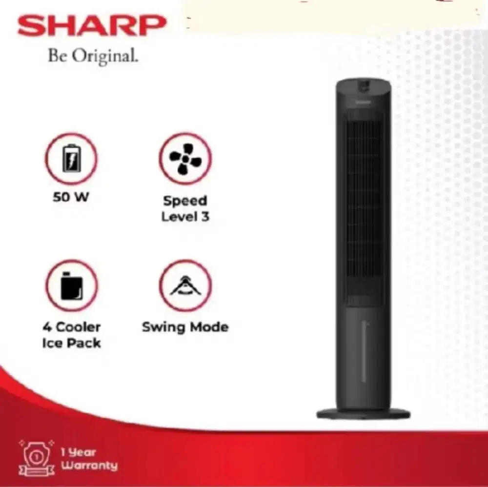AIR COOLER SHARP 4 LITER PJ-R34TY 50 WATT