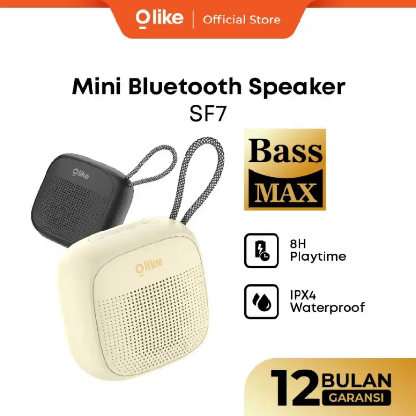 OLIKE SF7 Speaker Bluetooth Radio FM Powerful Super Bass Max Anti Air
