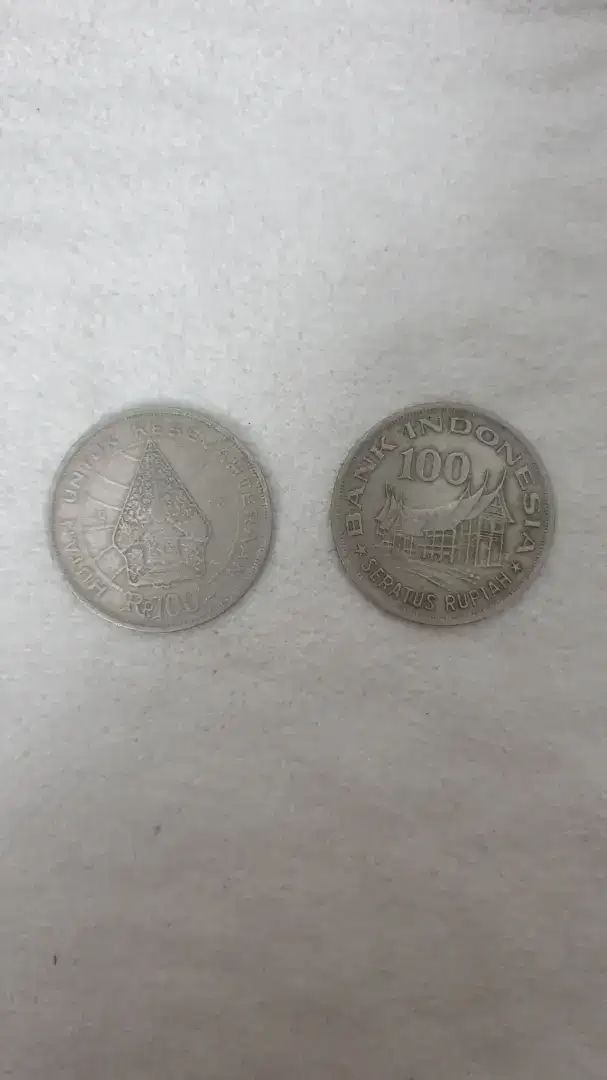 Uang Lama Uang Kuno Uang Koin Uang Logam 5, 25, 50, 100 Rupiah