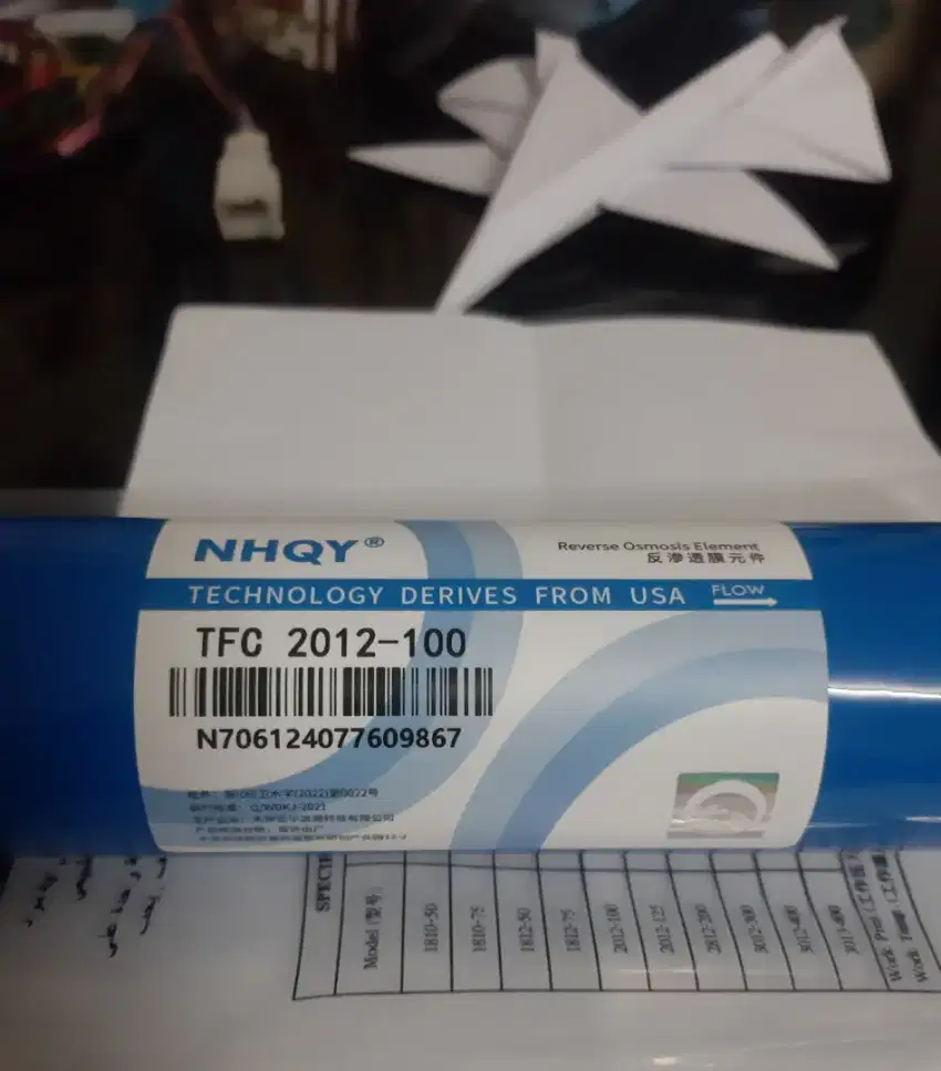 Filter Membran RO NHQY TFC 2012-100