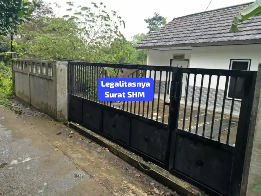 Jual rumah baru murah flus ada kolam ikannya Ciseeng Parung Bogor