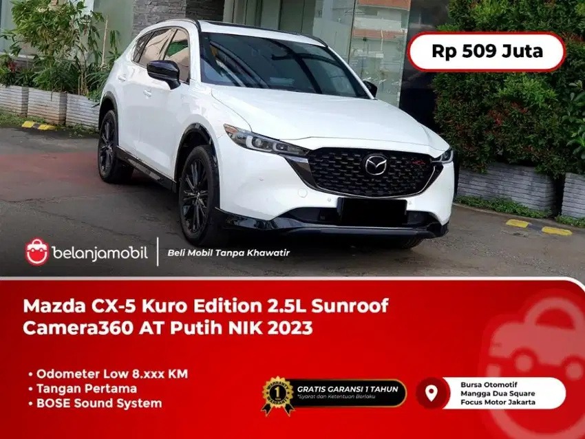 [ KM ANTIK 8RB ] Mazda CX-5 CX5 CX 5 Kuro 2.5 AT Putih 2023/2024