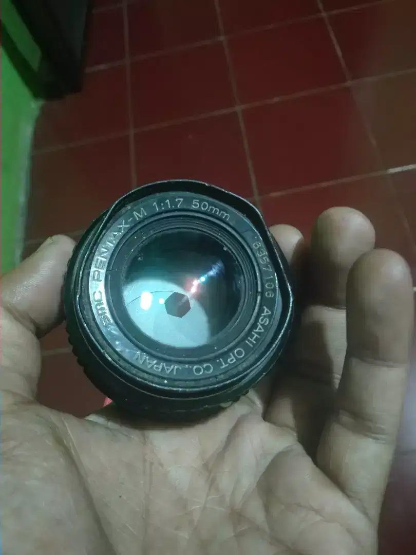 Lensa analog Pentax 1:1.7 50mm fix