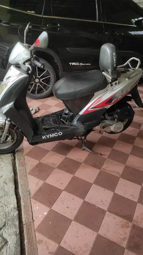 Kymco Free Ex 2006 original surat lgkp Upgrade tipis2 mesin CVT halus