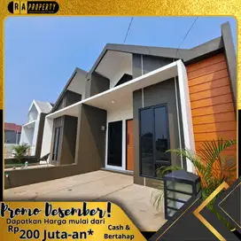 Hunian modern2 kamar sebrang jalan baru BOMANG hanya 200 jutaan