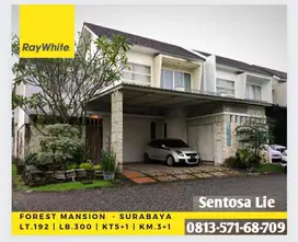 Dijual Rumah Ada Kolam Renang - Forest Mansion Wiyung Sby 5+1 K.Tidur