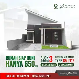 Rumah Siap Huni Asri dan Strategis di Bekasi Hanya 650 Jutaan