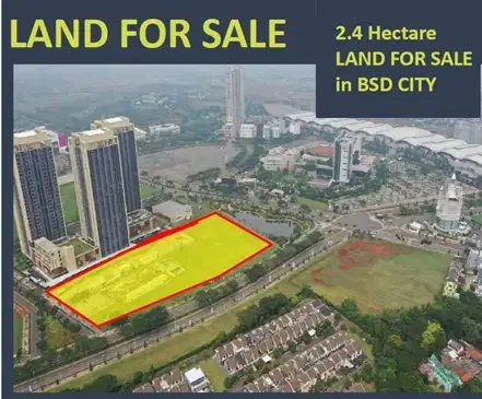 Lahan Komersial Cbd 55 Bsd Minimum Pembelian 9000 M2